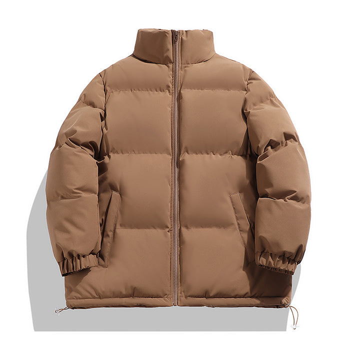 Herren Ultra-Warm Stepp-Funktionsjacke mit hohem Stehkragen, Kordelzug-Saum und elastischen Bündchen – Taviero