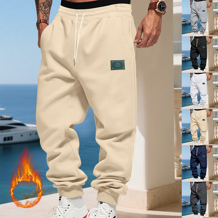 Herren bequeme Relaxed-Fit Sweatpants mit elastischem Bund und funktionalen Taschen Echoarchiv