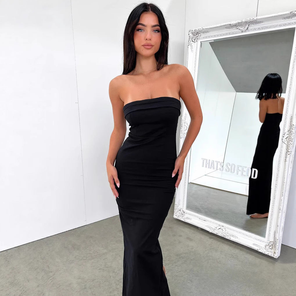 Damen Figurbetontes Bandeau-Kleid mit schmalem Schnitt und rutschfestem Design Echo Archiv
