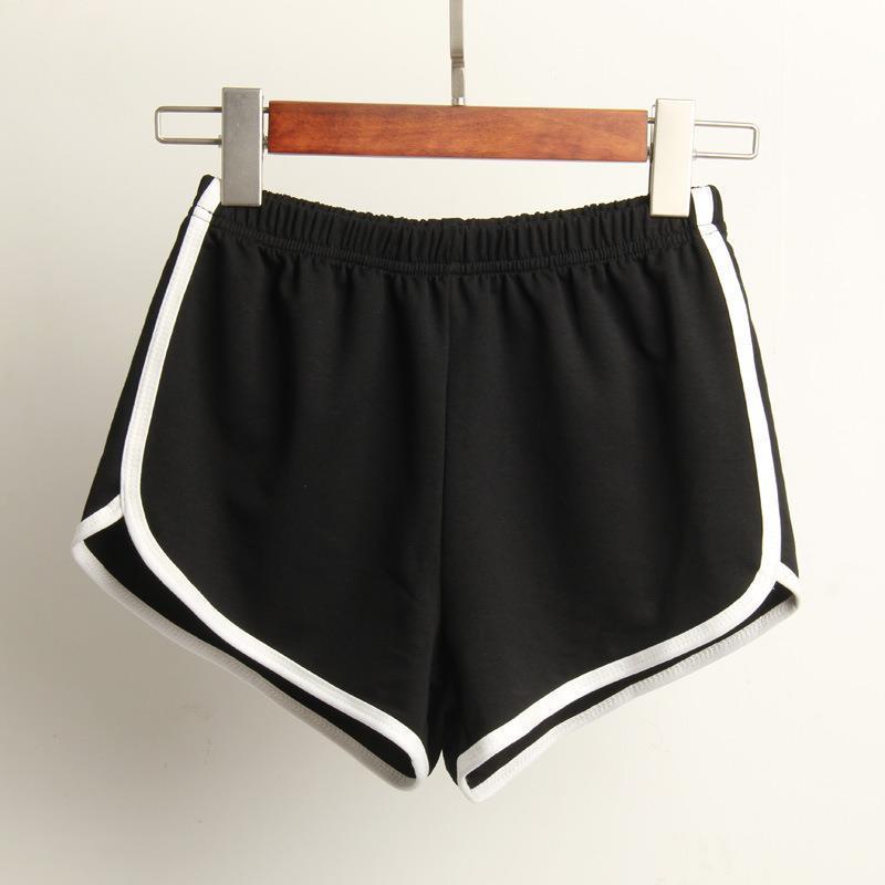 Damen Sportliche Shorts mit elastischem Bund und Kontraststreifen Echo Archiv