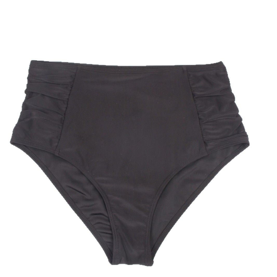 Damen Hochtaillierte Badeshorts mit Raffung Echo Archiv
