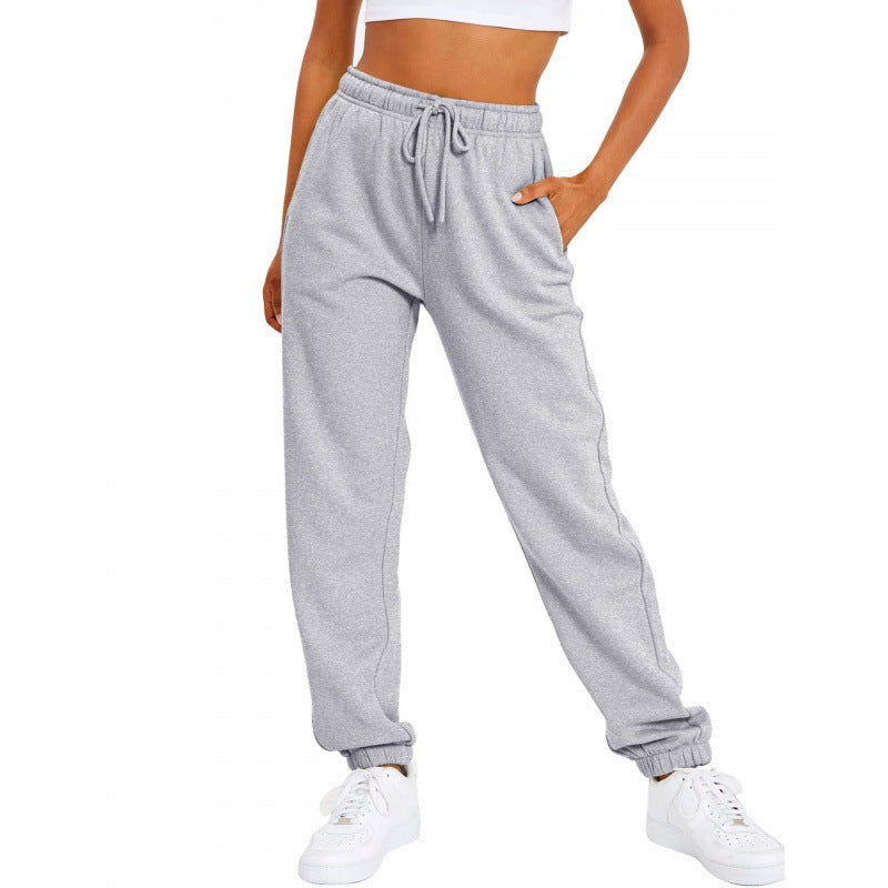 Damen nan locker sitzende Jogginghose mit hohem Komfortbund, verstellbarem Kordelzug und tiefen Seitentaschen Echo Archiv