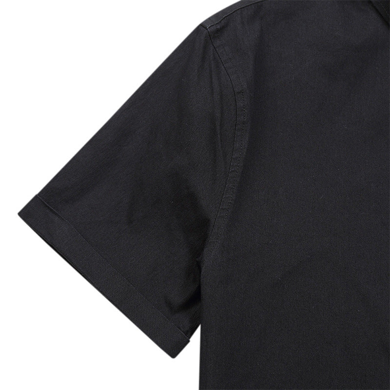 Herren Kurzarm-Hemd mit aufgesetzter Brusttasche Echoarchiv