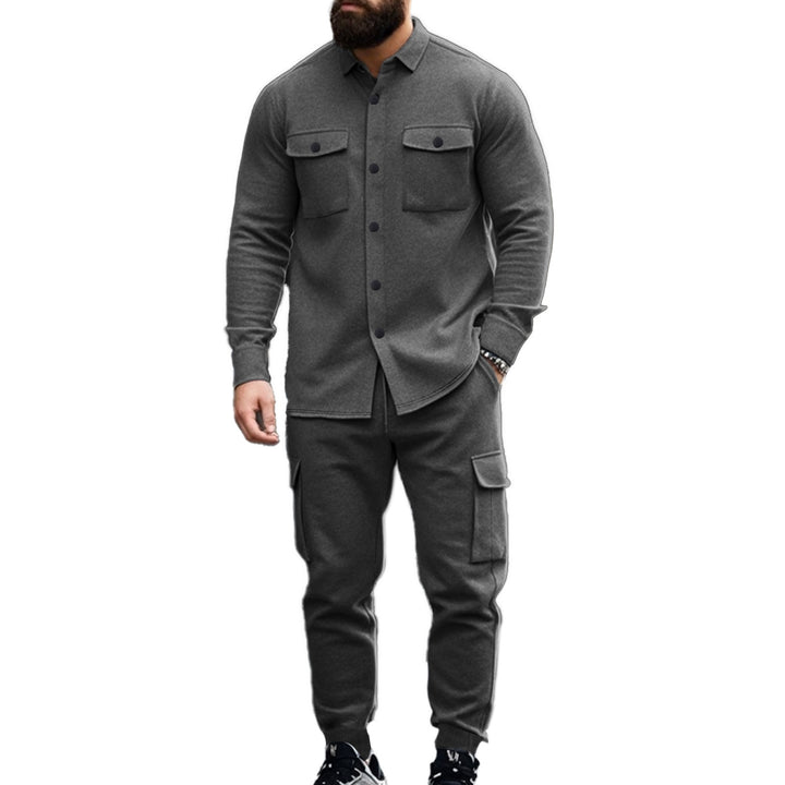 Herren Cargo-Jogginganzug mit funktionalen Taschen Echoarchiv