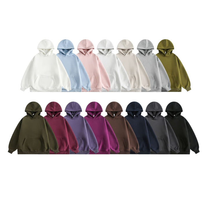 Unisex Oversize Kapuzenpullover aus schwerem Scuba‑Fleece mit Kängurutasche Echo Archiv