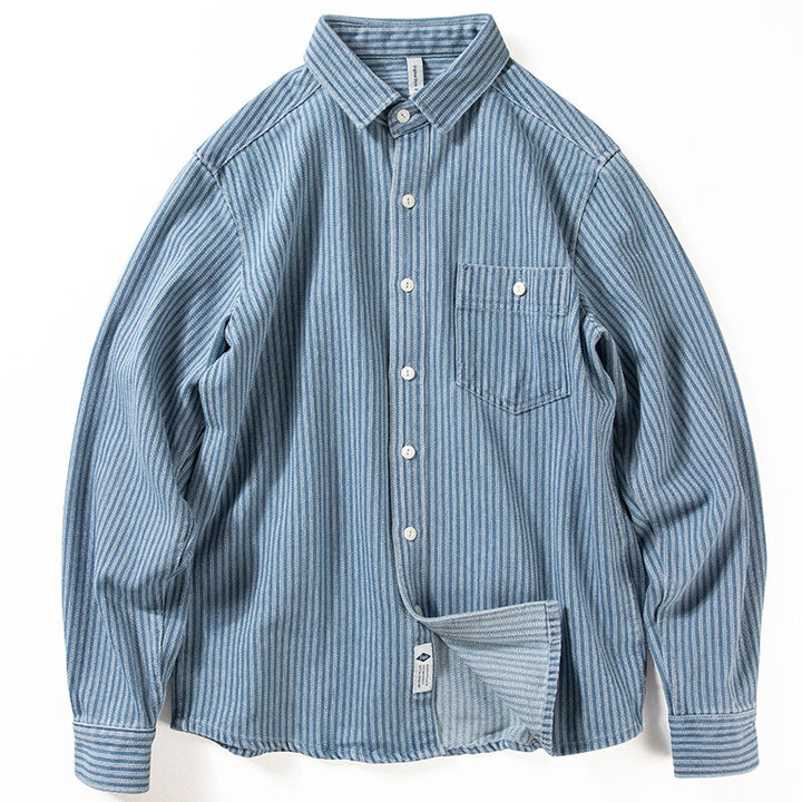 Herren Karo-Hemdjacke aus weichem Baumwollmix Echo Archiv