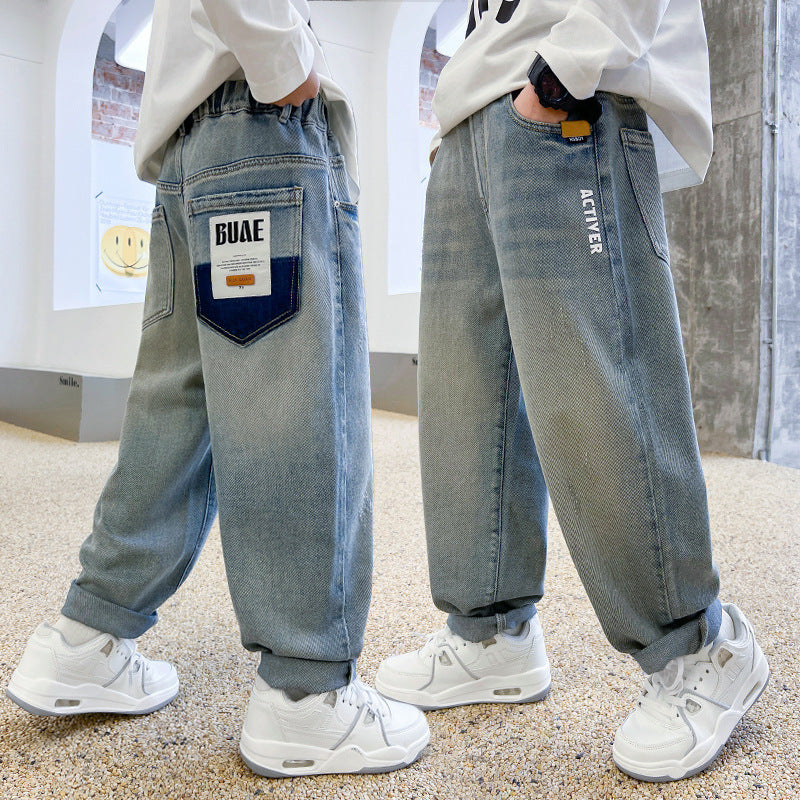Unisex Bequeme und stylische Jeans mit einzigartigen Taschen Echo Archiv