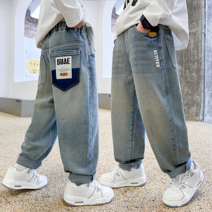 Unisex Bequeme und stylische Jeans mit einzigartigen Taschen Echo Archiv
