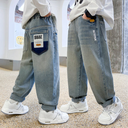 Unisex Bequeme und stylische Jeans mit einzigartigen Taschen Echo Archiv