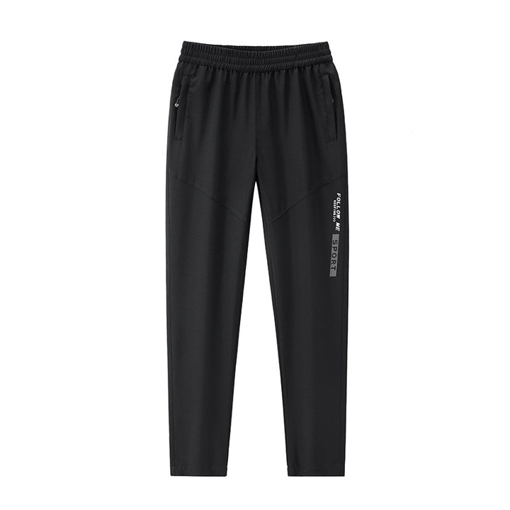 Herren Sportive tapered Jogginghose mit elastischem Bund, Reißverschlusstaschen und atmungsaktivem Funktionsmaterial Echo Archiv