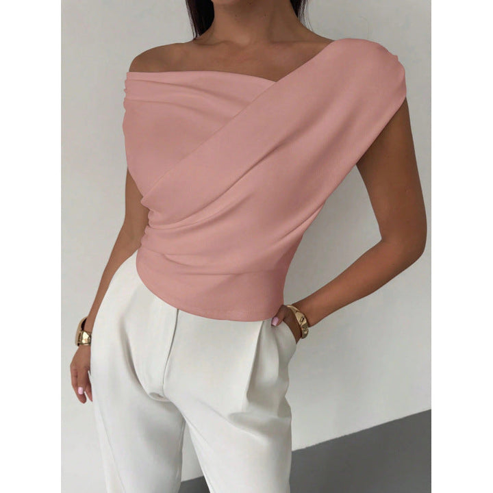 Damen Wickeloberteil mit weichem Stoff und elegantem Design Echoarchiv