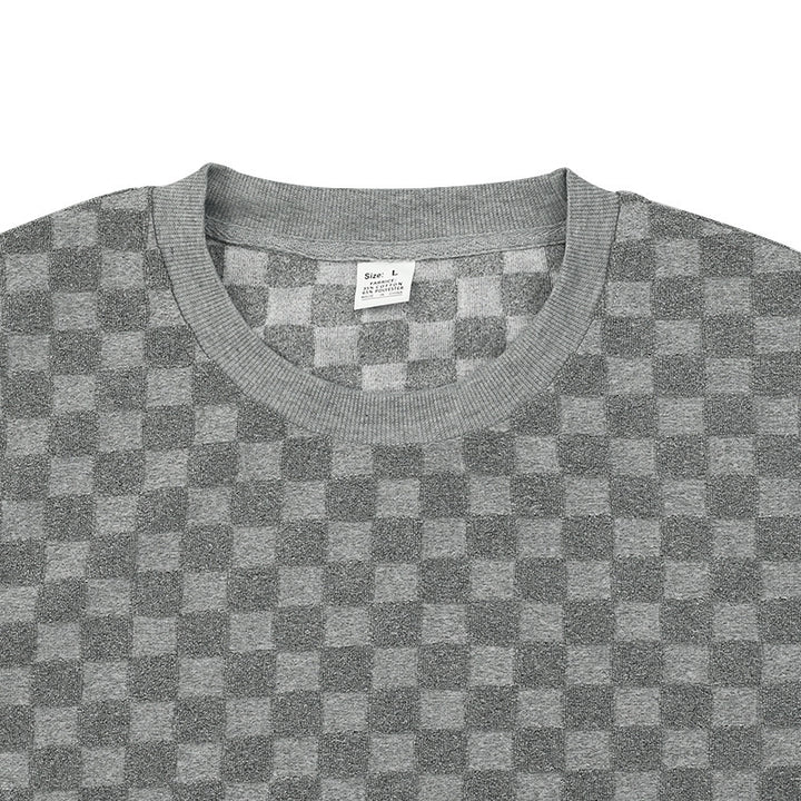 Herren lässiger Sweatshirt mit strukturiertem Muster und oversized Schnitt Echoarchiv