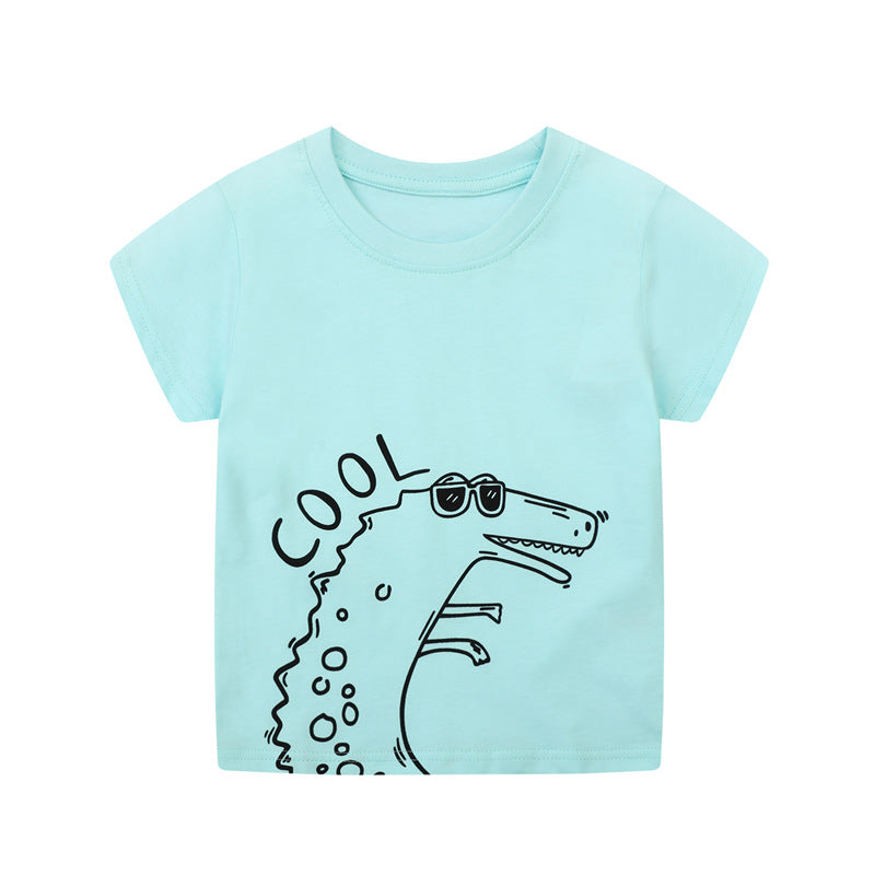 Jungen Kurzarm T-Shirt und Shorts Set Echo Archiv