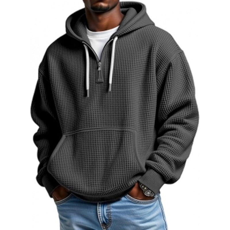 Herren lässiger Hoodie mit innovative Struktur Echoarchiv