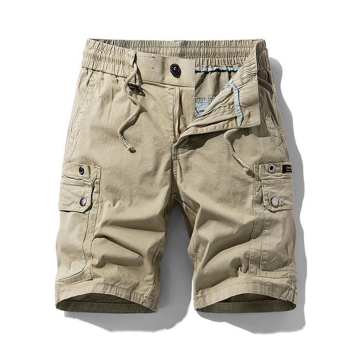 Herren Cargo-Shorts mit elastischem Bund und multifunktionalen Taschen Echoarchiv