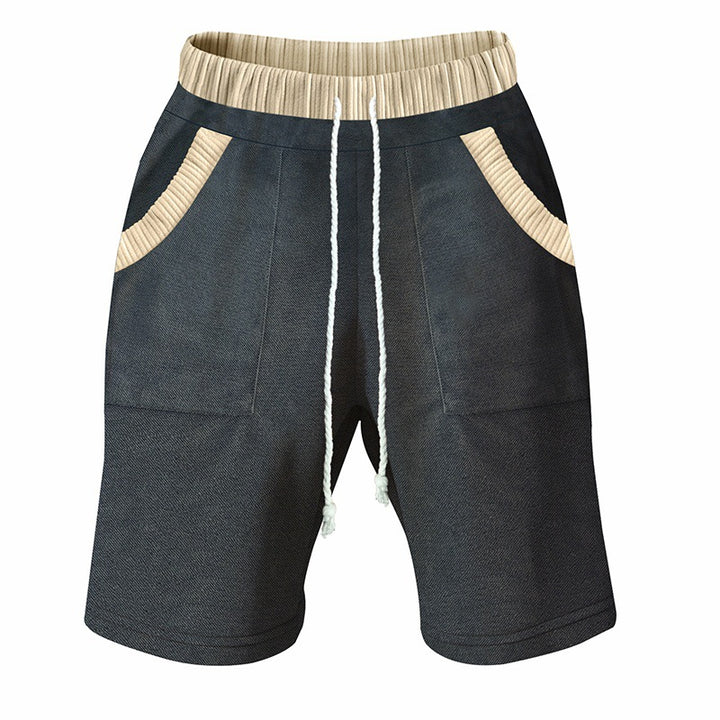 Herren Freizeit-Shorts mit elastischem Bund und praktischen Seitentaschen Echoarchiv