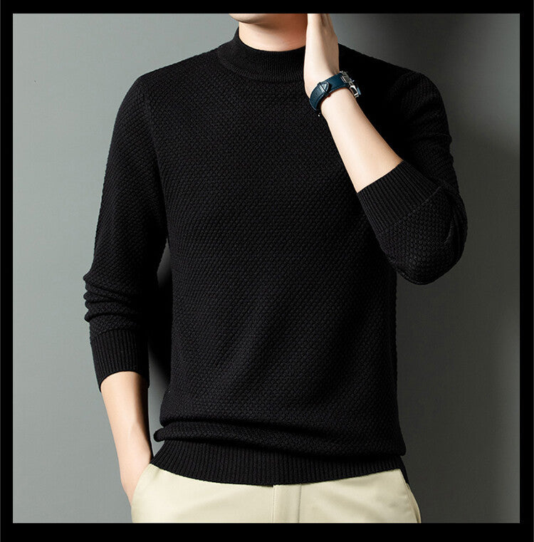 Herren Strukturierter Pullover im modernen Design Echoarchiv