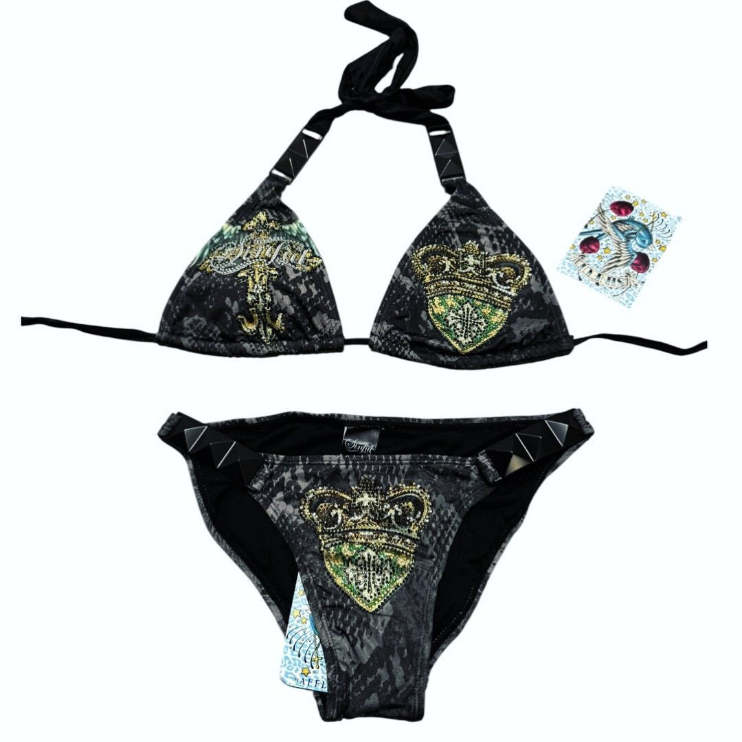 Damen Bikini-Set mit funkelndem Detail und außergewöhnlichem Design Echo Archiv