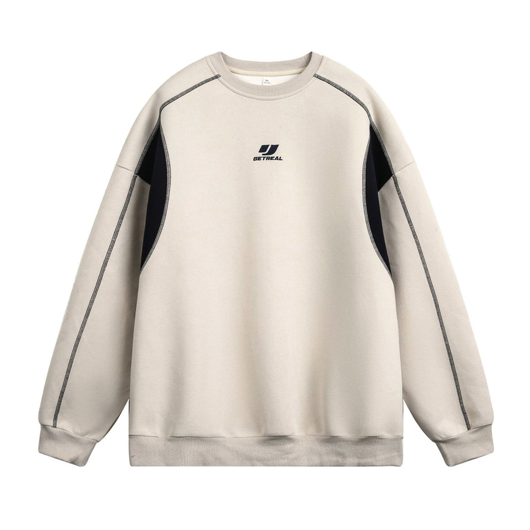 Unisex Oversize Sweatshirt mit Kontrast-Einsätzen und Flachnaht-Details Echo Archiv