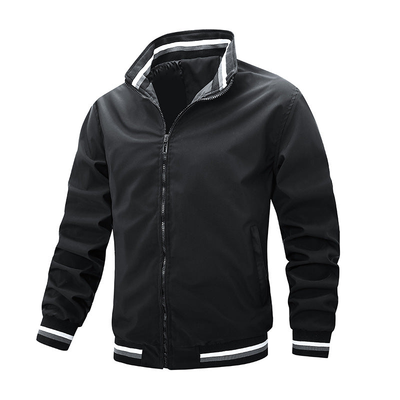 Herren Sportliche Übergangsjacke mit kontrastierenden Akzenten Echo Archiv