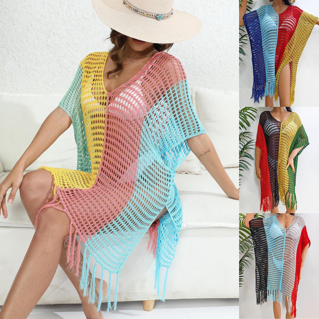 Damen luftig-transparenter Strandponcho Echo Archiv