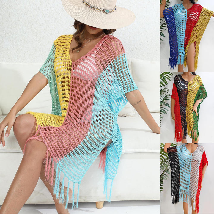 Damen luftig-transparenter Strandponcho Echo Archiv