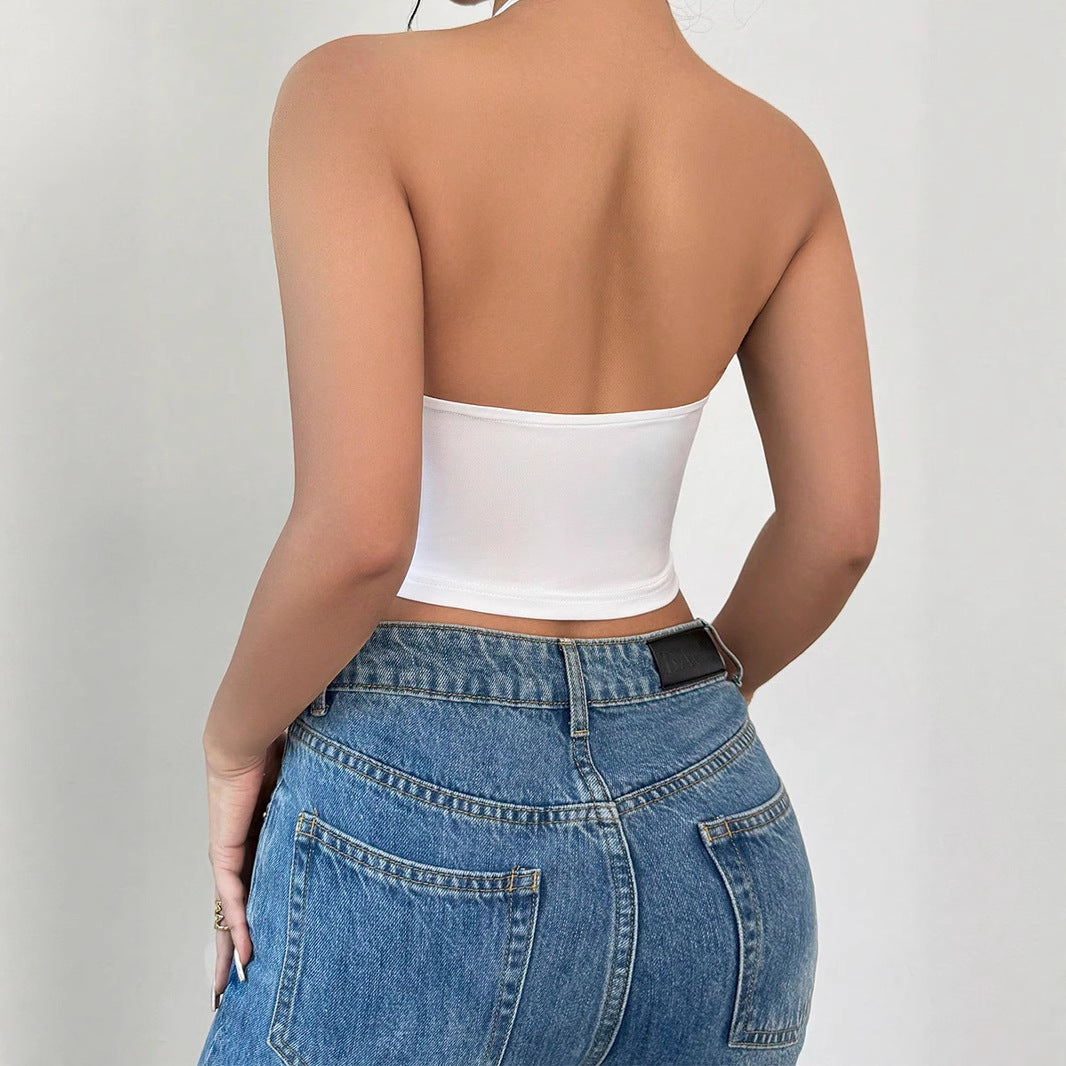 Damen Blusentop mit tiefem V-Ausschnitt und floralem Design Echo Archiv