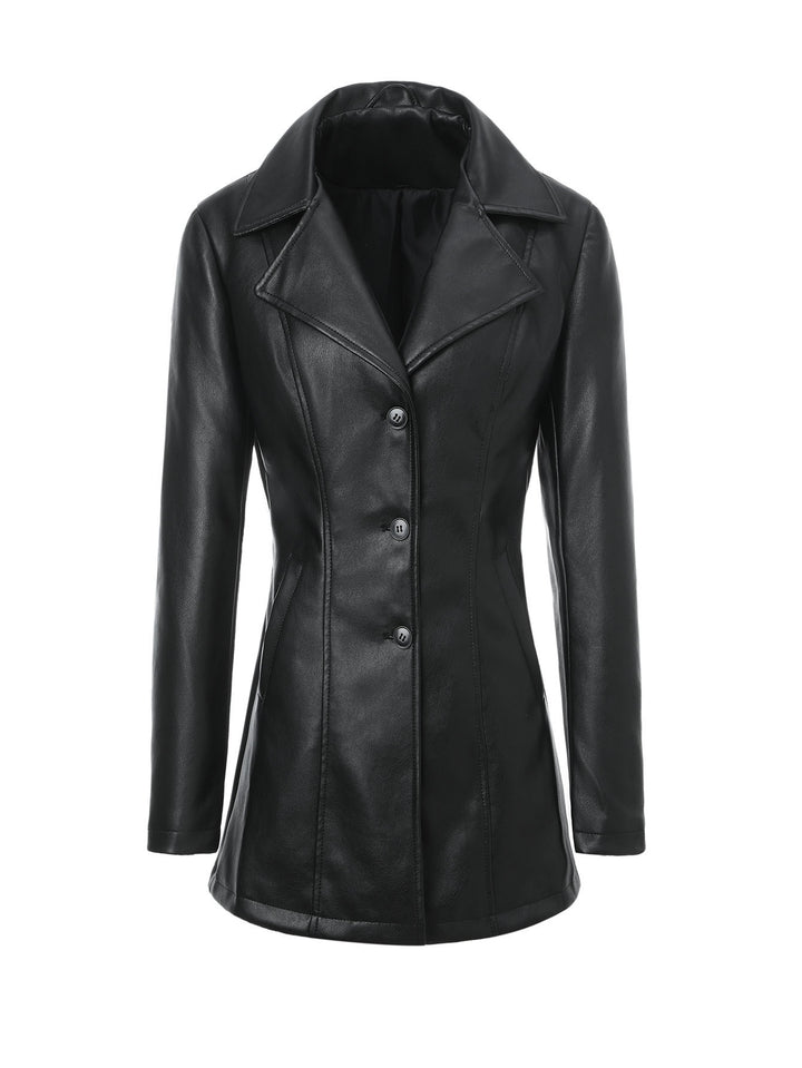 Damen Modischer Knopfblazer Echo Archiv
