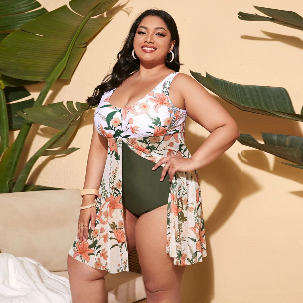 Damen Strandkleid mit floralem Design Echo Archiv