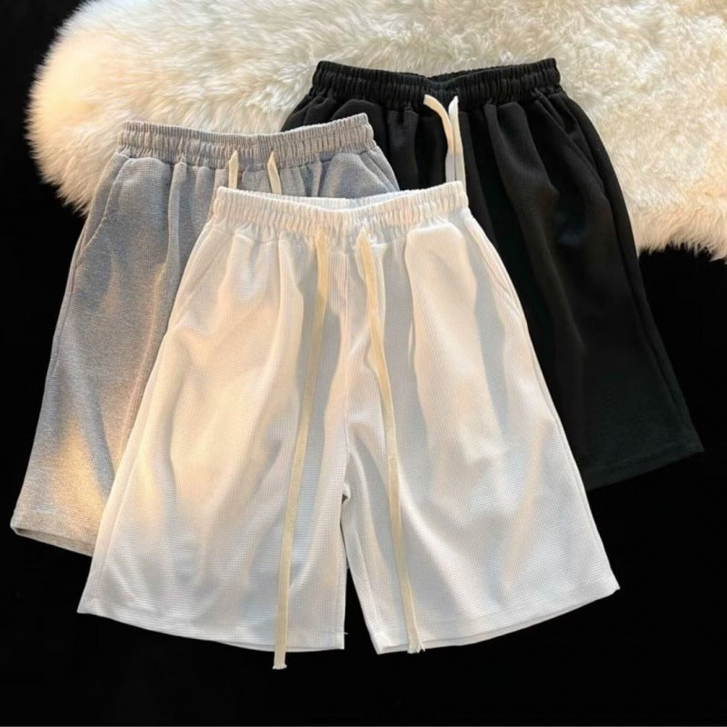 Herren Sportliche Mesh-Shorts mit elastischem Bund und Kordelzug Echoarchiv