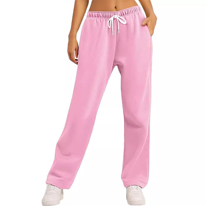 Damen bequeme Sporthose mit elastischem Bund und seitlichen Taschen Echo Archiv