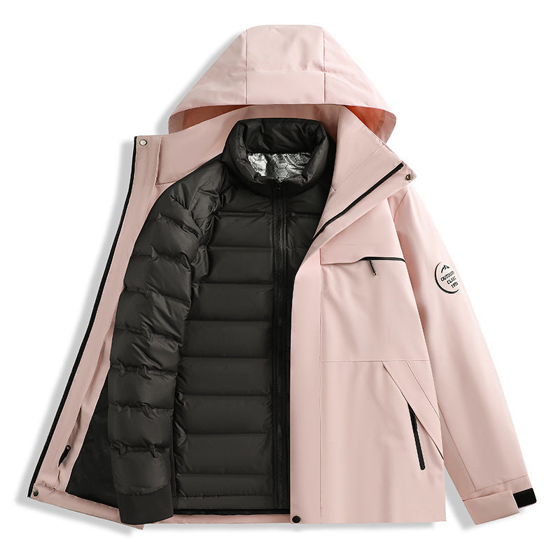 Damen Multifunktionale und wetterfeste Outdoor-Jacke Echo Archiv