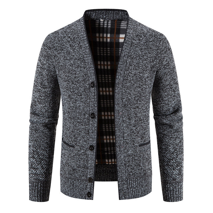 Herren Strickjacke mit zeitloser Karomuster-Echoarchiv