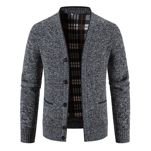 Herren Strickjacke mit zeitloser Karomuster-Echoarchiv