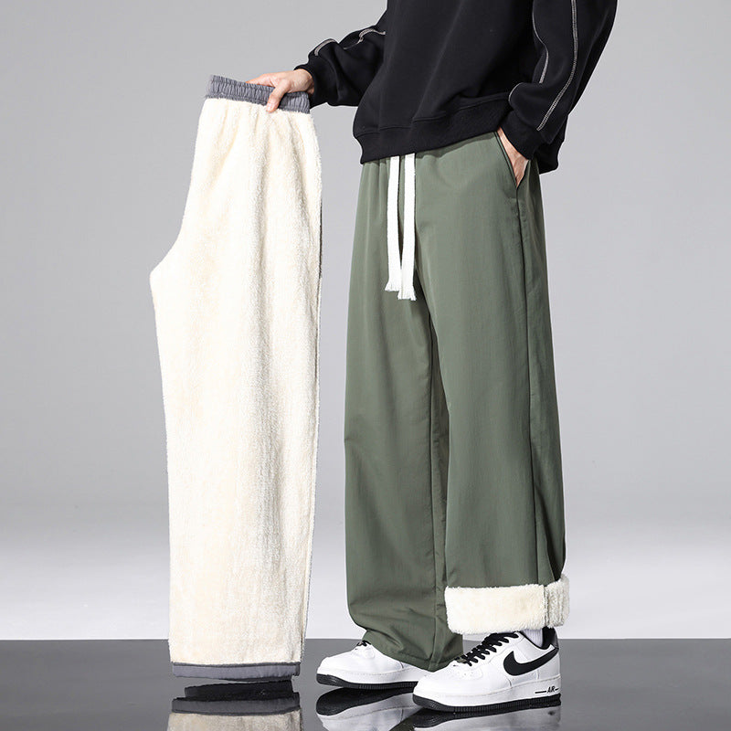 Damen Kuschelige Fleece Freizeithose
