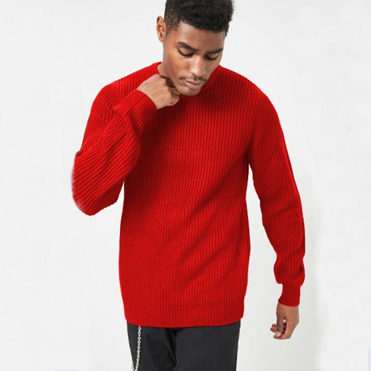 Herren Grobstrickpullover mit strukturiertem Rippdesign und lässiger Passform – Norvane