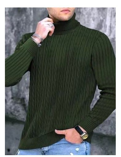 Herren Rollkragenpullover aus komfortabler Strickqualität Echoarchiv
