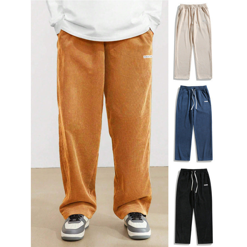 Herren lässige Freizeit-Hose mit elastischem Bund Echoarchiv