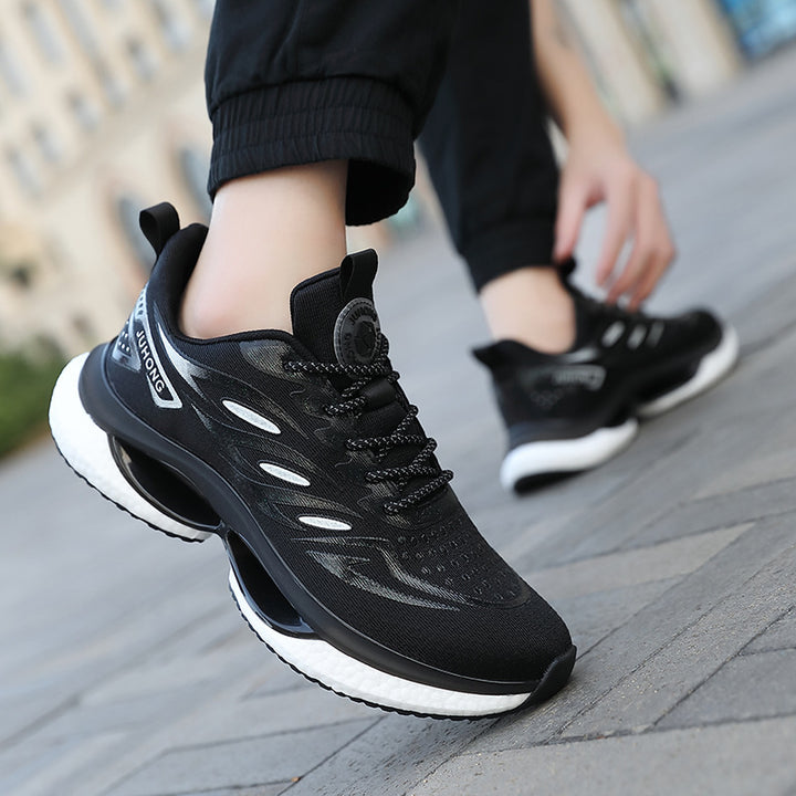 Herren gedämpfter Trainings- und Laufschuh mit dualer Luftkammer-Zwischensohle und atmungsaktivem Mesh-Obermaterial Echo Archiv