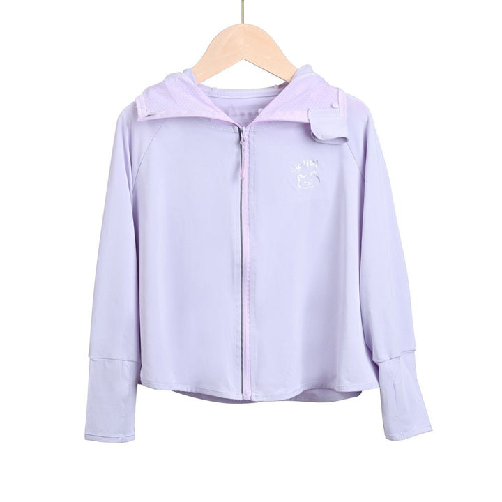 Damen Leichte Kapuzenjacke mit verspieltem Motiv Echo Archiv