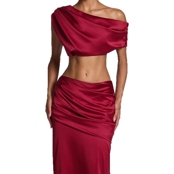 Damen Elegantes One-Shoulder Abendkleid Echo Archiv