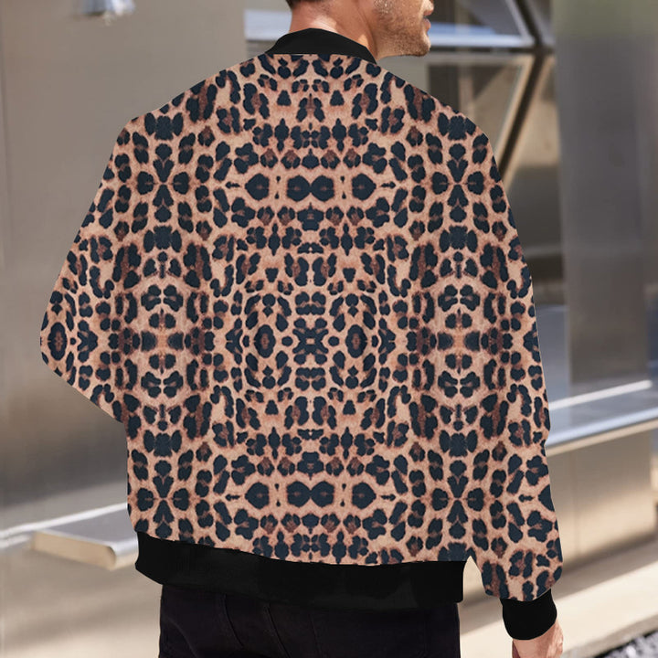 Herren modische Bomberjacke mit Wildleder-Look Echoarchiv