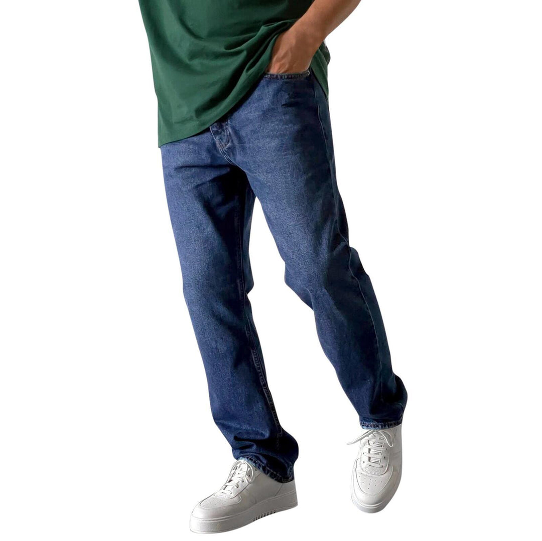 Herren nan lockere Straight-Leg Jeans mit elastischem Bundsaum und entspannter Passform Echo Archiv