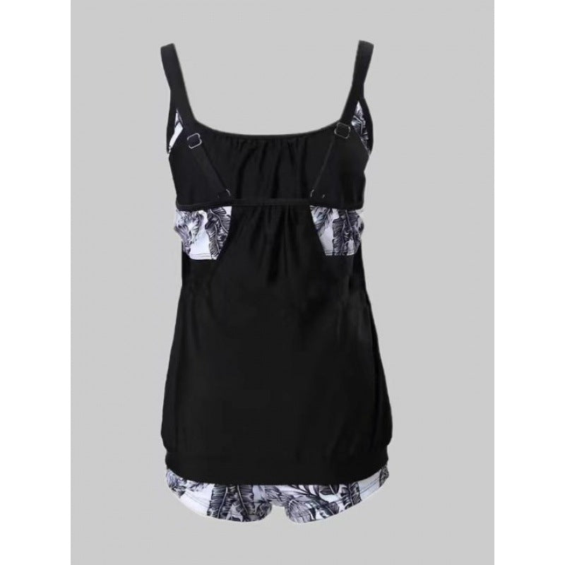 Damen Tankini-Set mit raffinierten Rüschendetails und sportlichem Schnitt Echo Archiv
