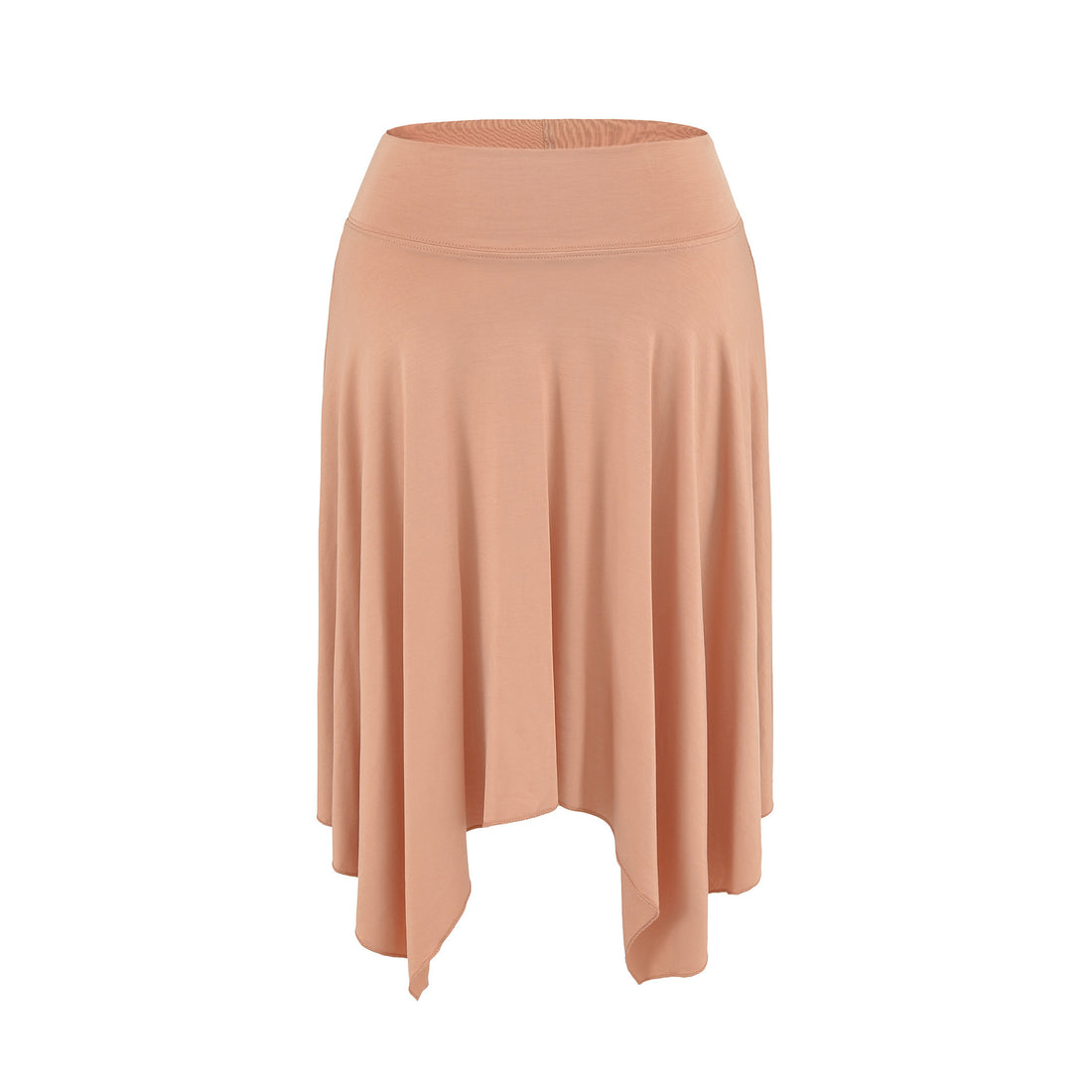 Damen Zweiteiliges Set aus drapiertem Top mit Fledermausärmeln und asymmetrischem Tellerrock Echoarchiv