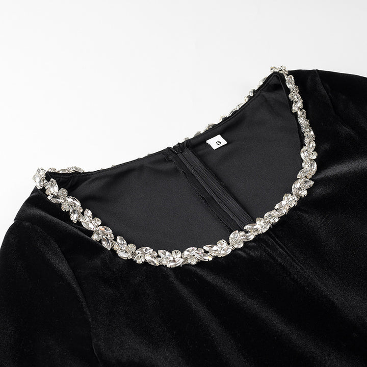 Damen Samt-Minikleid Echo Archiv