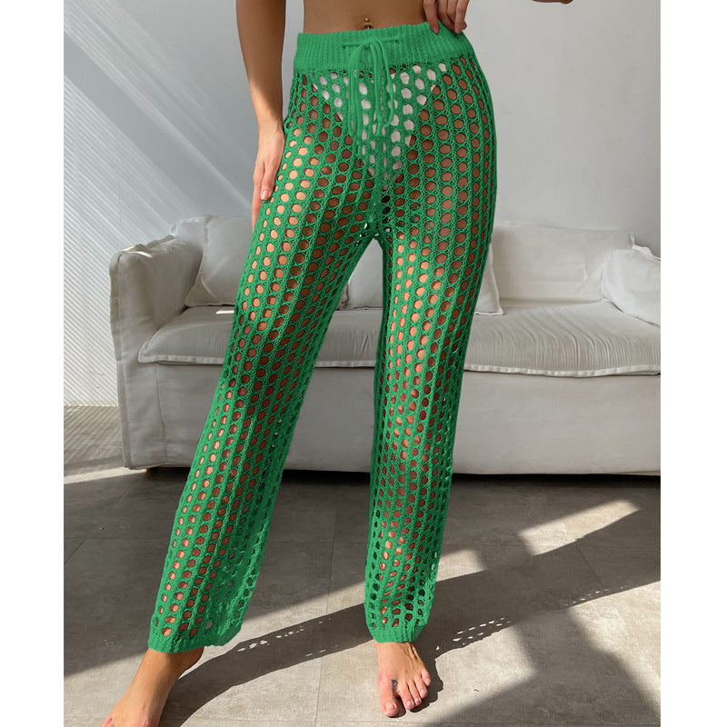 Damen Häkel-Sommerhose mit weitem Schnitt und elastischem Bund Echo Archiv