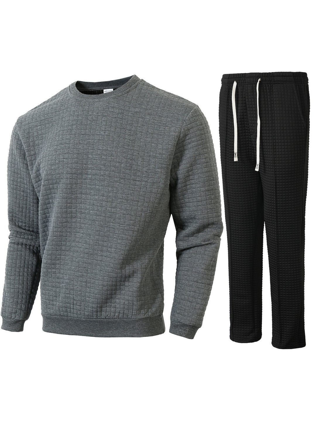 Herren gemütliches Sweatshirt und Jogginghose Set Echoarchiv