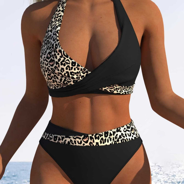 Damen Bandeau-Bikini mit floralem Muster und hohem Beinausschnitt Echo Archiv