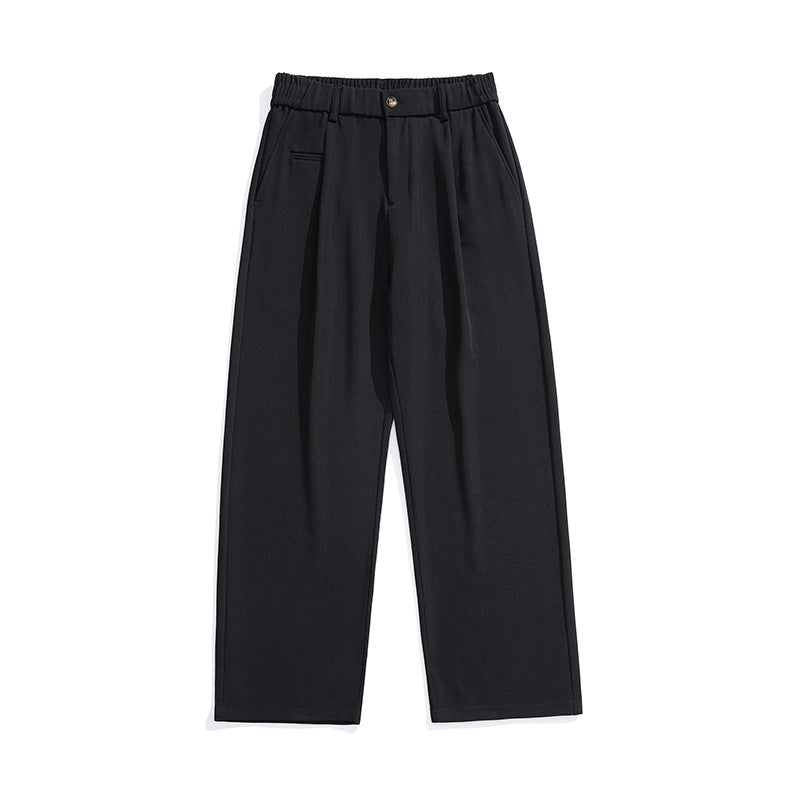 Damen Locker sitzende Bundfalten-Hose mit elastischem Komfortbund und geradem Saum Echo Archiv
